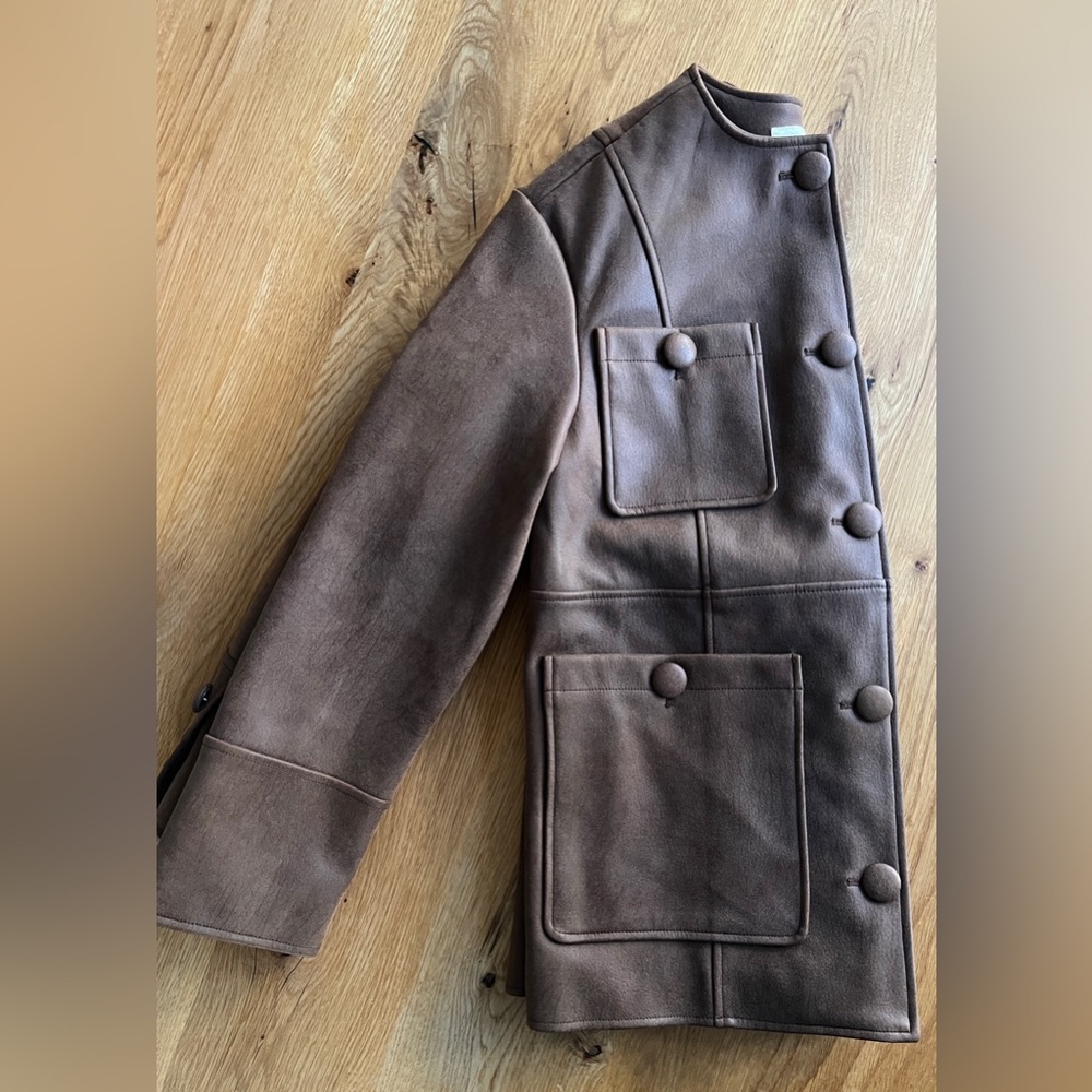 ANTHROPOLOGIE AVEC LES FILLES FAUX LEATHER JACKET, SIZE XS, *LIKE NEW* - Picture 14 of 16